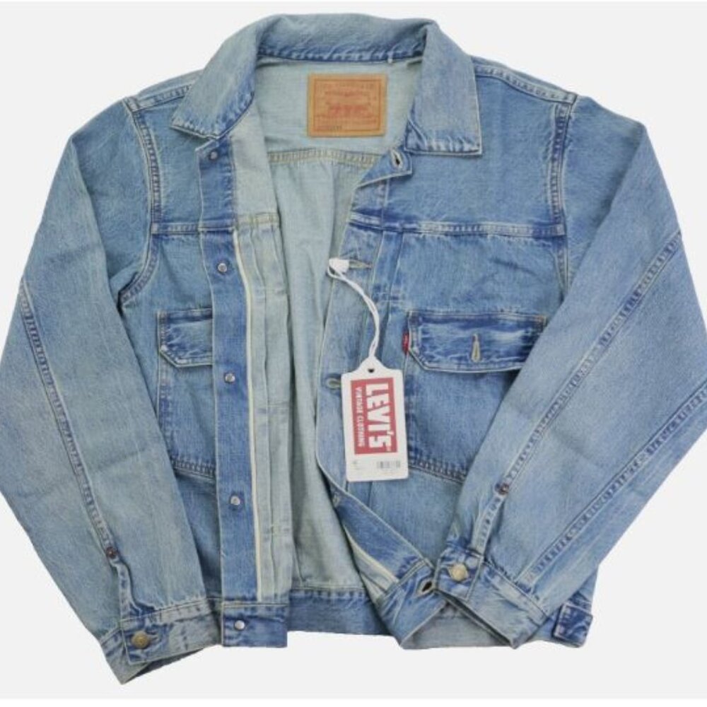 Levi's Vintage Clothing 1953 Type II Jacket Selvedge Denim LVC 507 Men's Size S